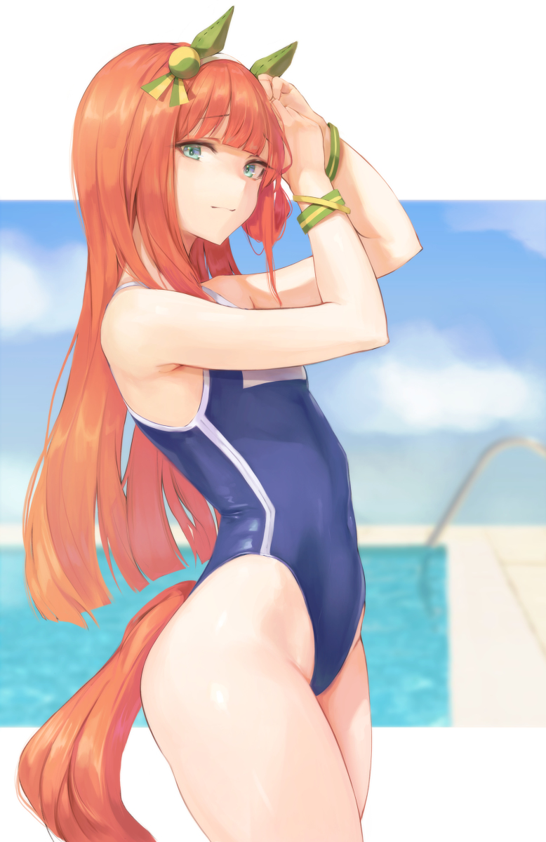 This is a pixiv picture whose title is サイレンススズカ.