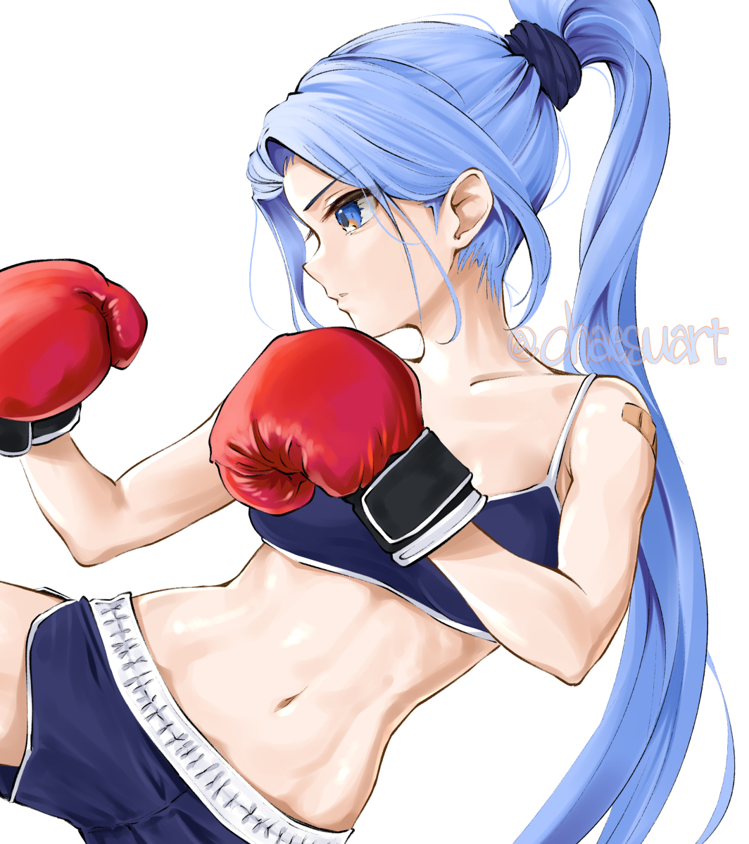 This is a pixiv picture whose title is Kickboxing.