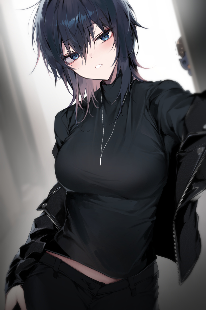 This is a pixiv picture whose title is 「 ボクの恋人に手を出すな。」.