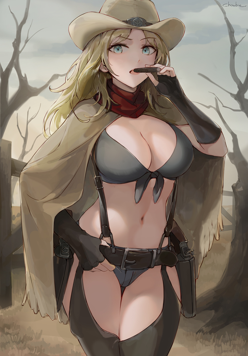 This is a pixiv picture whose title is Cowgirl.