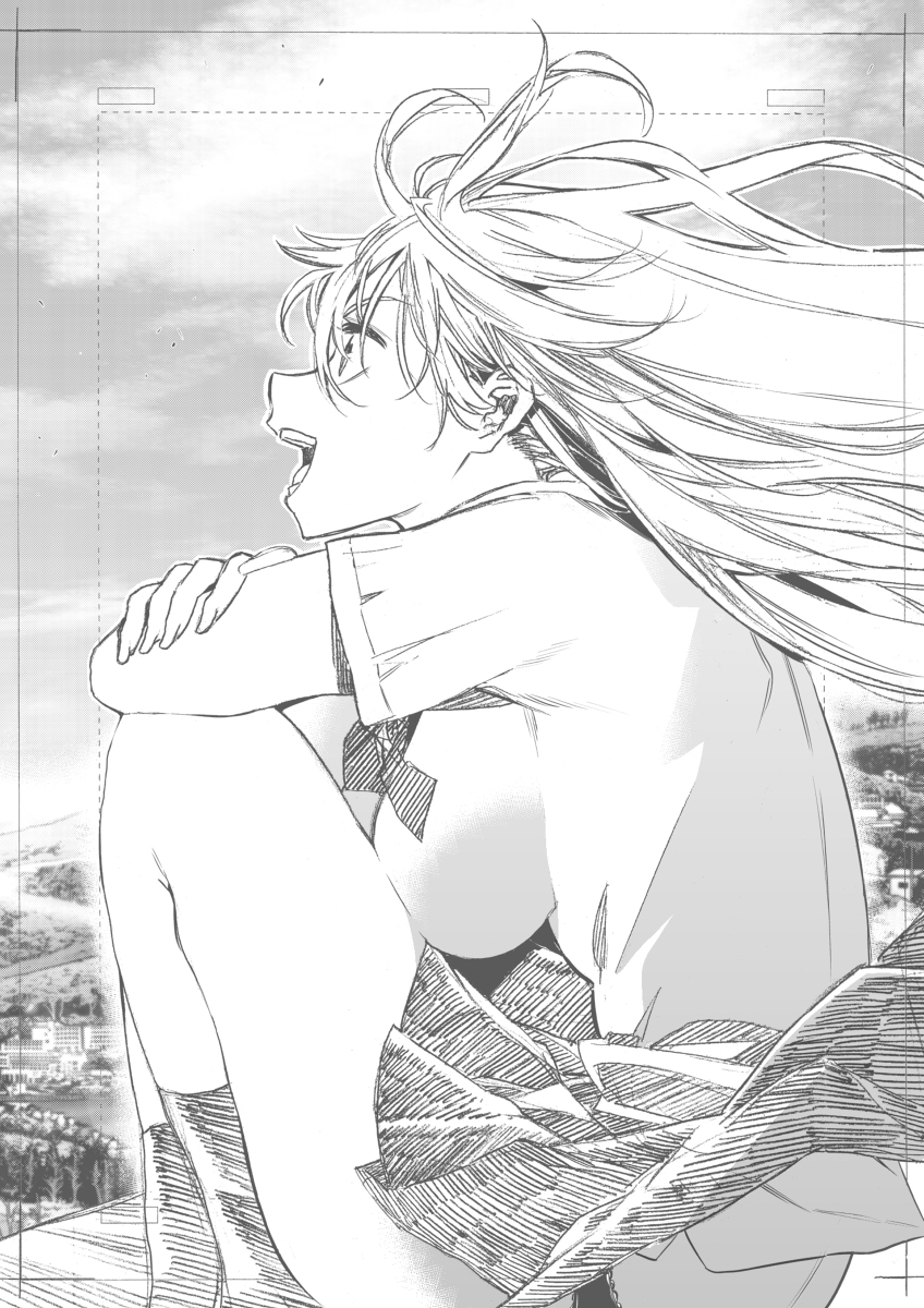 This is a pixiv picture whose title is サボり.