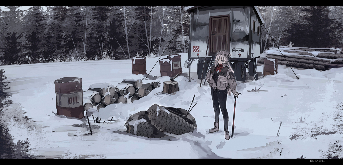 This is a pixiv picture whose title is 6. Snow.