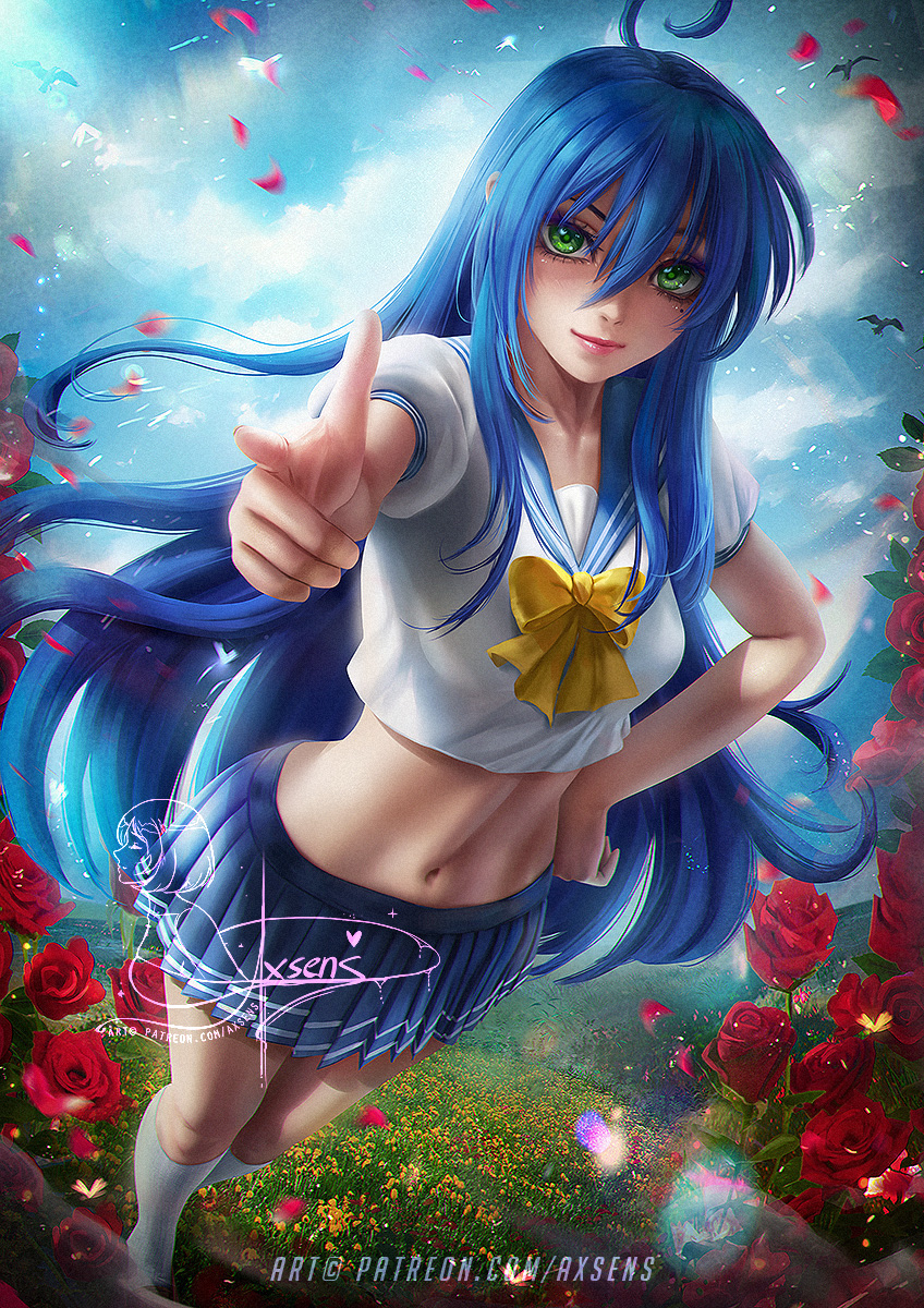 This is a pixiv picture whose title is 泉こなた / Konata Izumi.