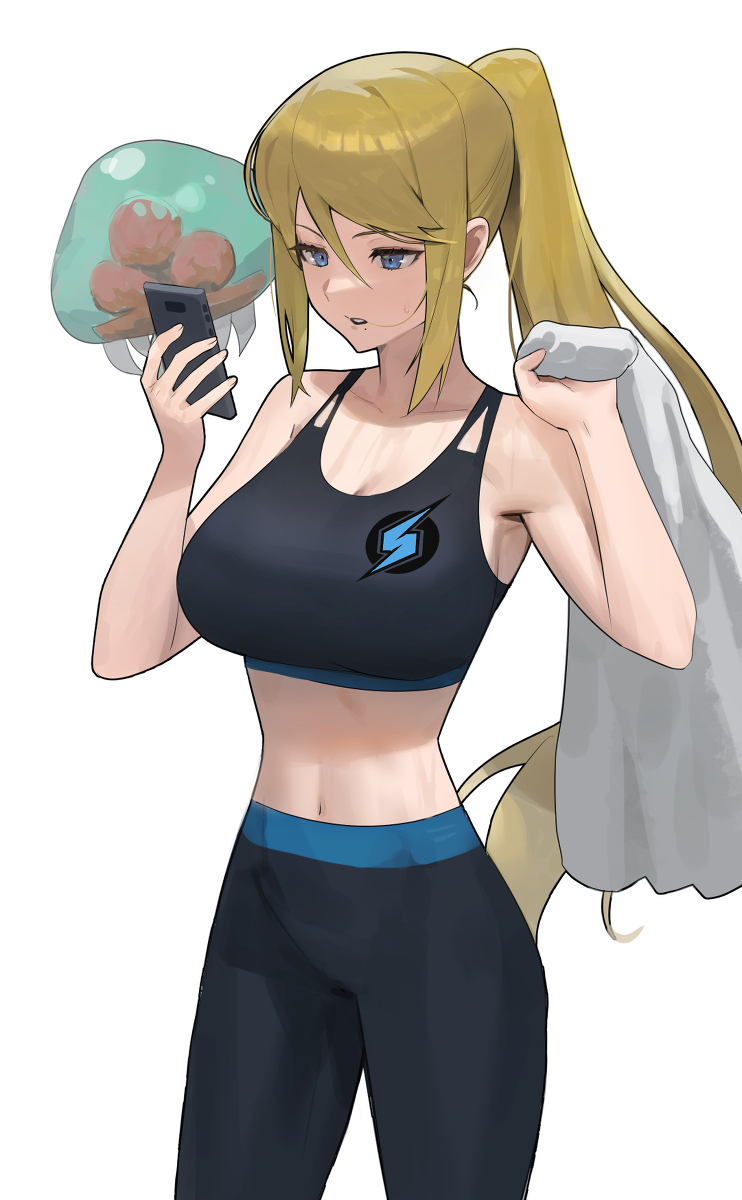 This is a pixiv picture whose title is samus.