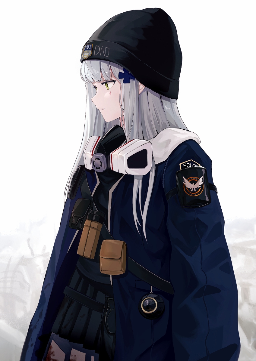 This is a pixiv picture whose title is HK416・Agent.