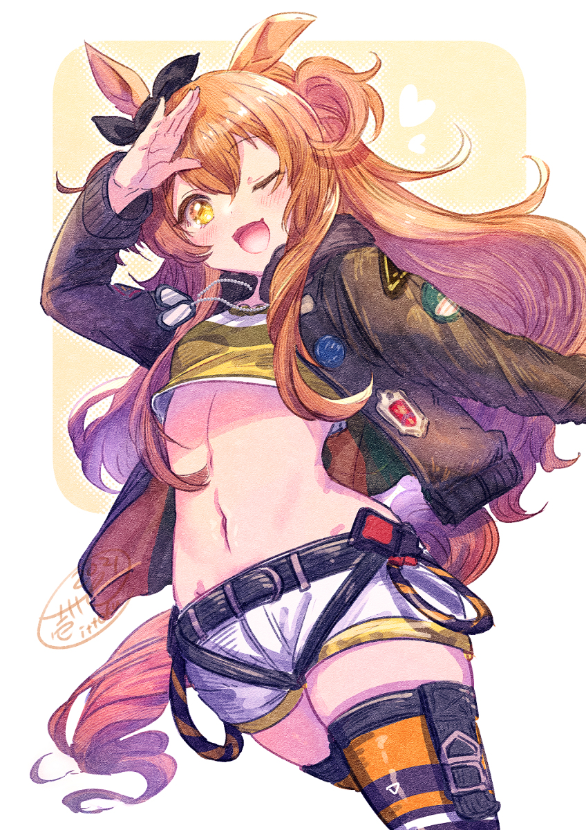 This is a pixiv picture whose title is マヤノトップガン.