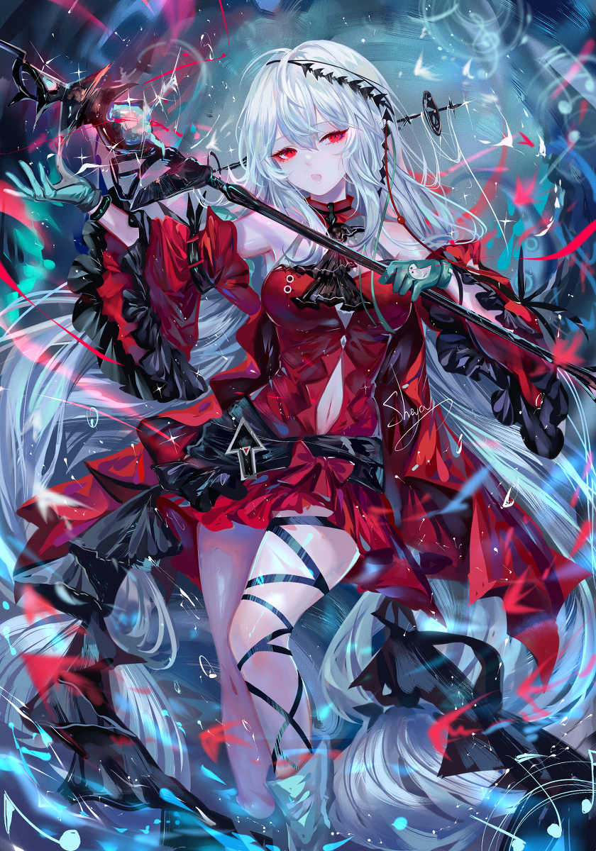 This is a pixiv picture whose title is Skadi.