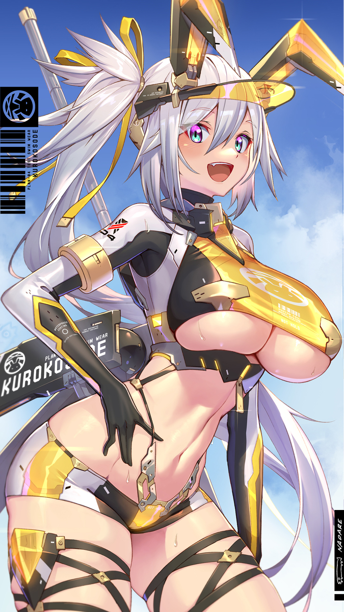 This is a pixiv picture whose title is 水着.