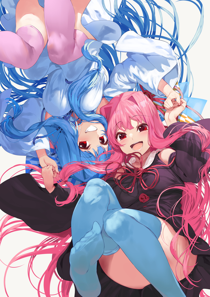 This is a pixiv picture whose title is 琴葉姉妹7周年.