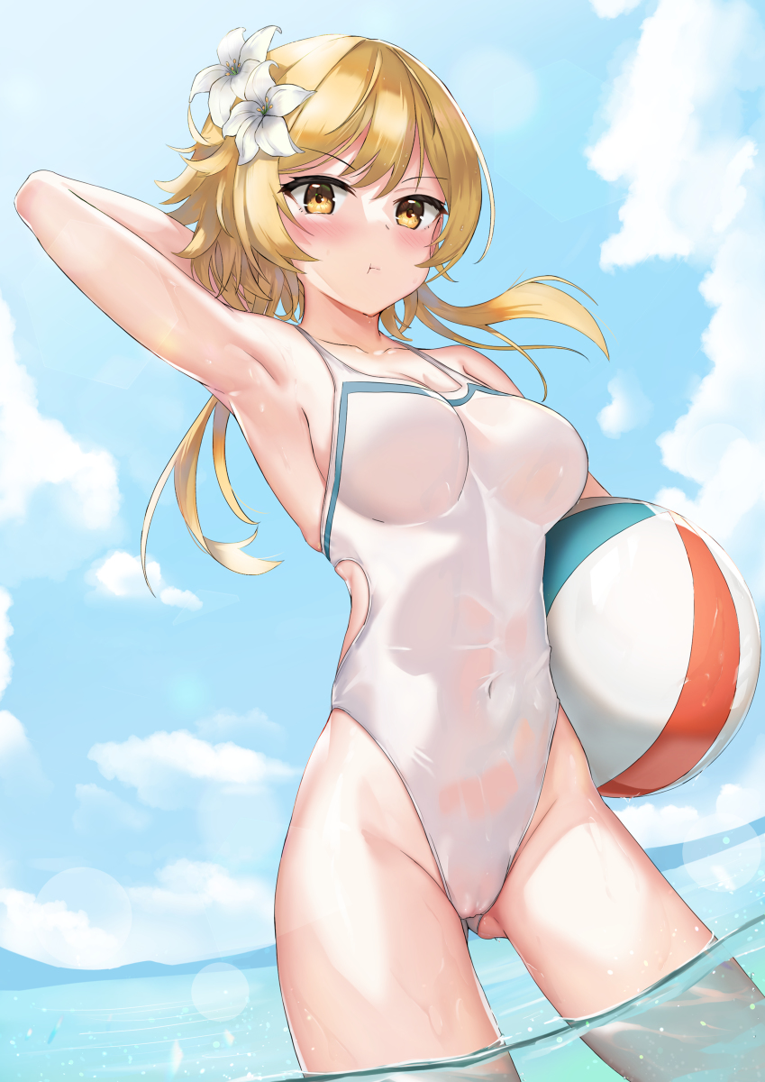 This is a pixiv picture whose title is Play Ball with Lumine~.