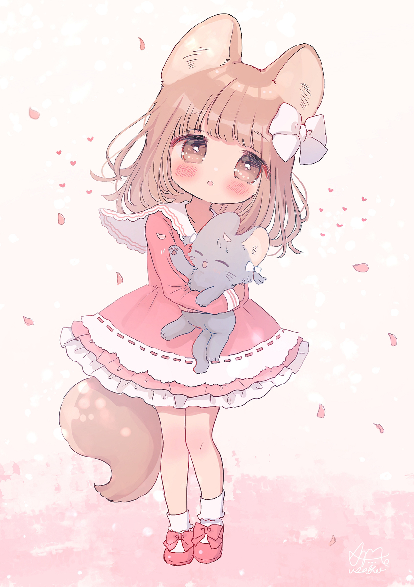 This is a pixiv picture whose title is ふわふわもふもふ.