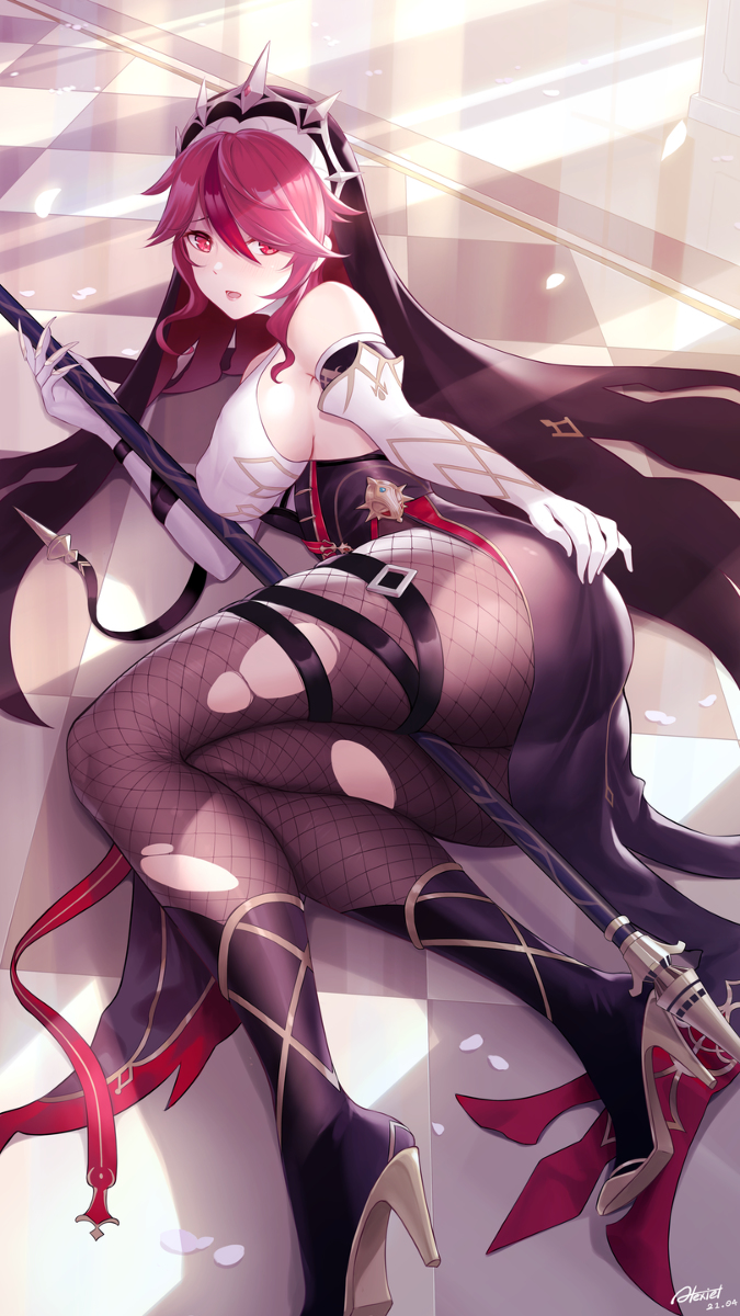 This is a pixiv picture whose title is 神様、私の罪を許してください！.
