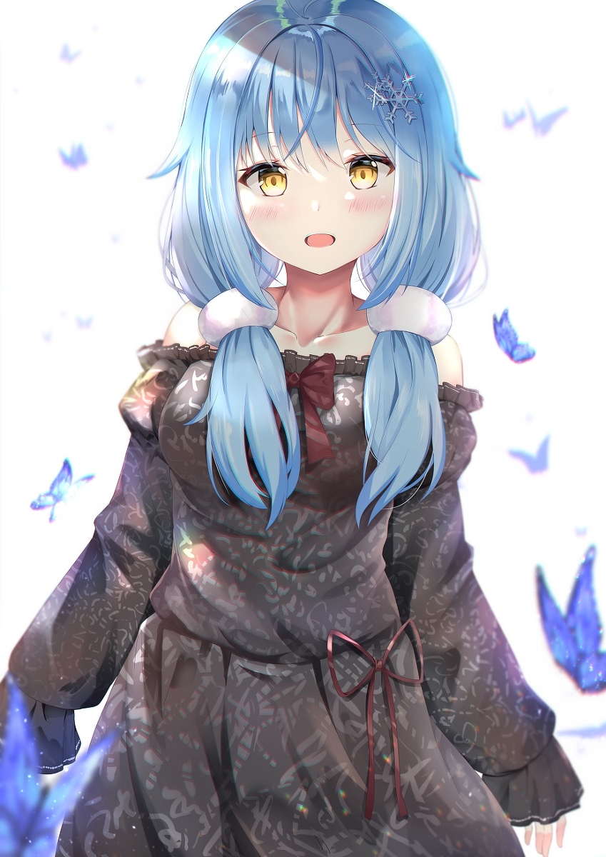 This is a pixiv picture whose title is 雪花ラミィ.