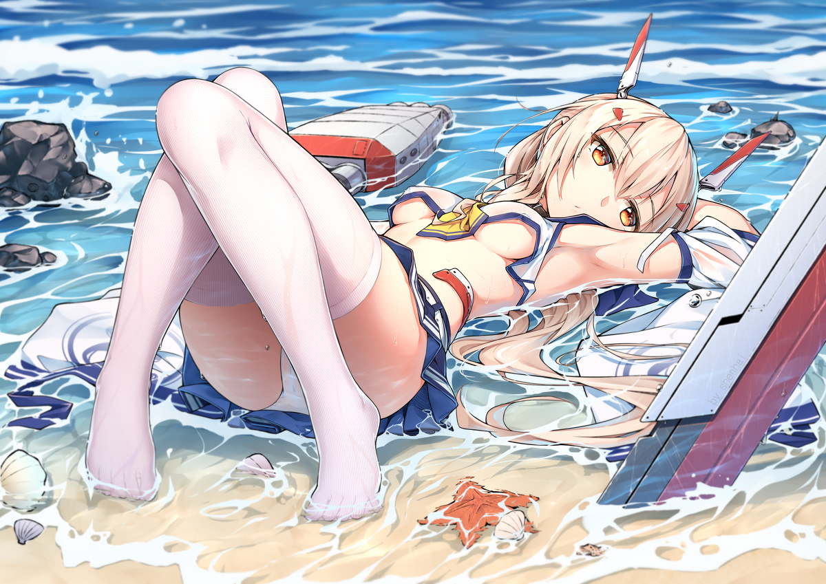 This is a pixiv picture whose title is 綾波.