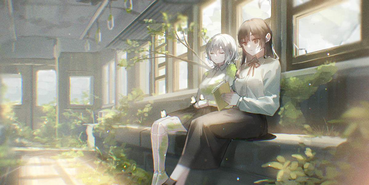 This is a pixiv picture whose title is 🌿.