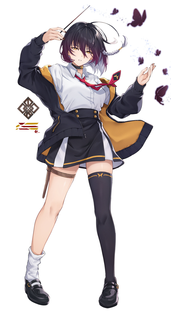 This is a pixiv picture whose title is 黄昏の魔女-滅びの鎮魂歌-.