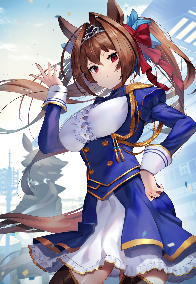 This is a pixiv picture whose title is ダイワスカーレット.