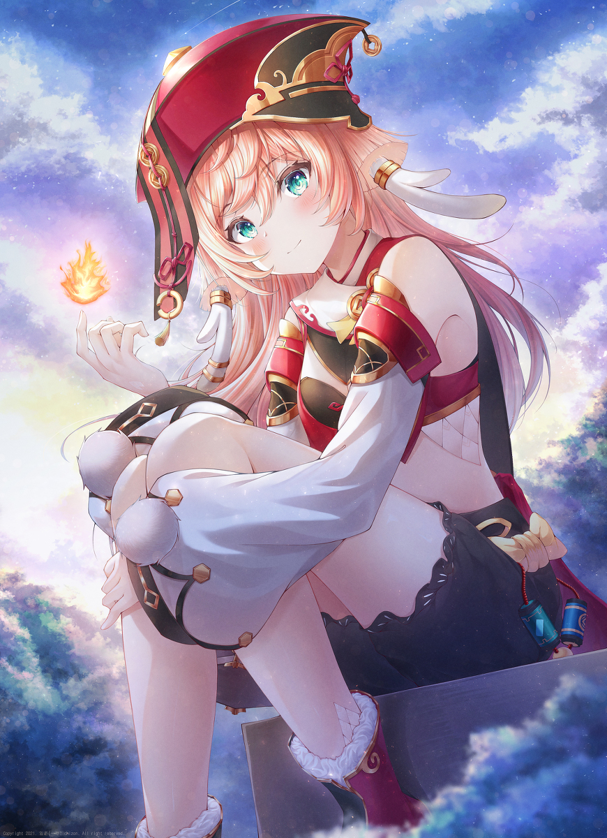 This is a pixiv picture whose title is 明け方の煙緋.
