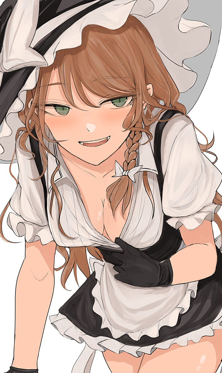 This is a pixiv picture whose title is 見せてあげようか？魔理沙ちゃん.