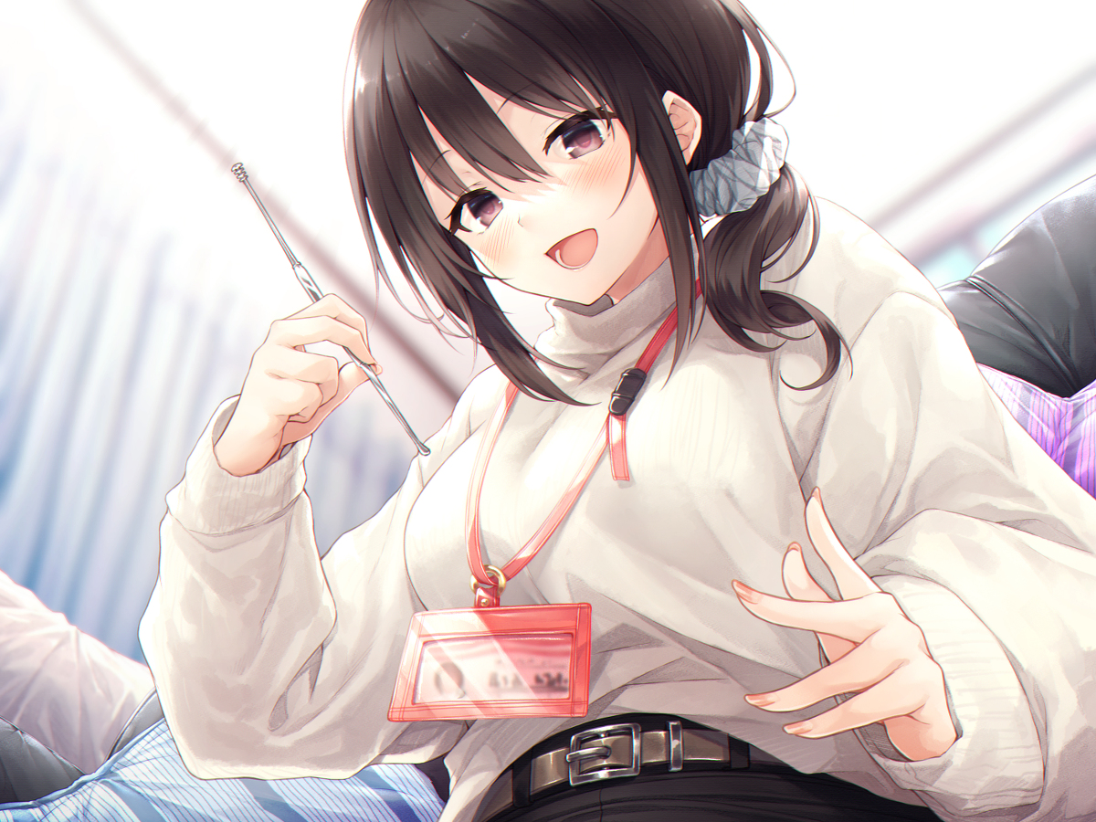 This is a pixiv picture whose title is リンジンASMR ～ウザかわ襲来!? となりの後輩上司。.