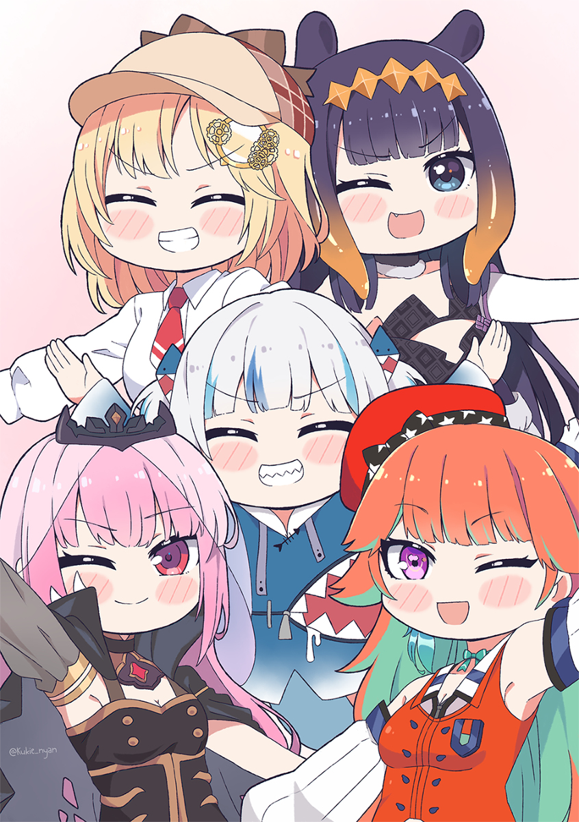 This is a pixiv picture whose title is Hololive EN.