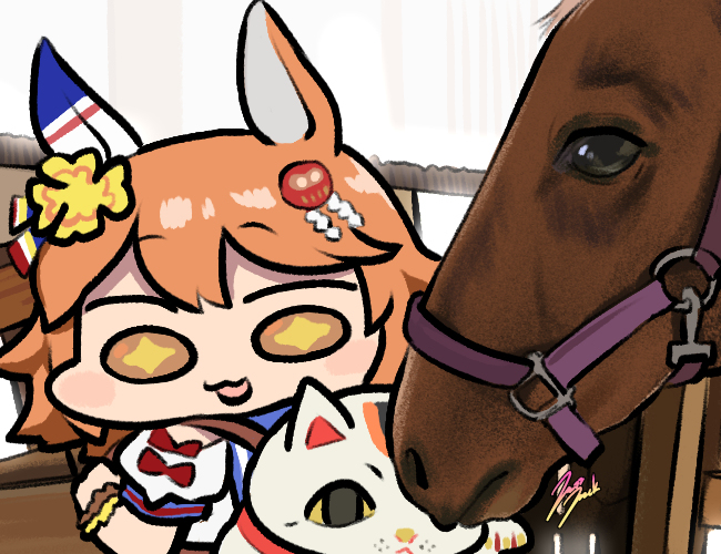 This is a pixiv picture whose title is マチカネフクキタル.