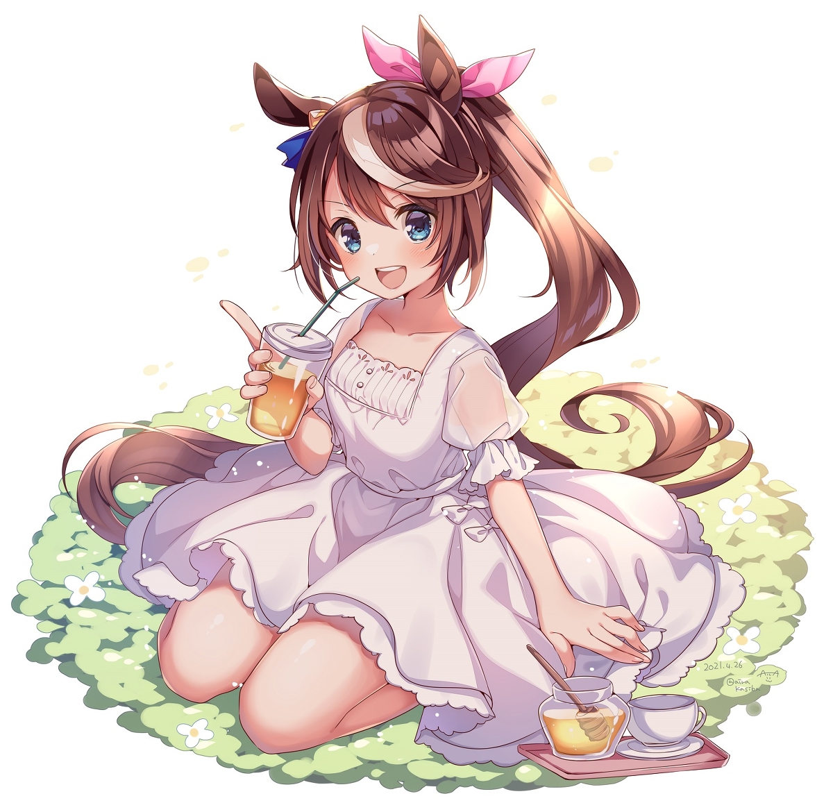 This is a pixiv picture whose title is トウカイテイオー.
