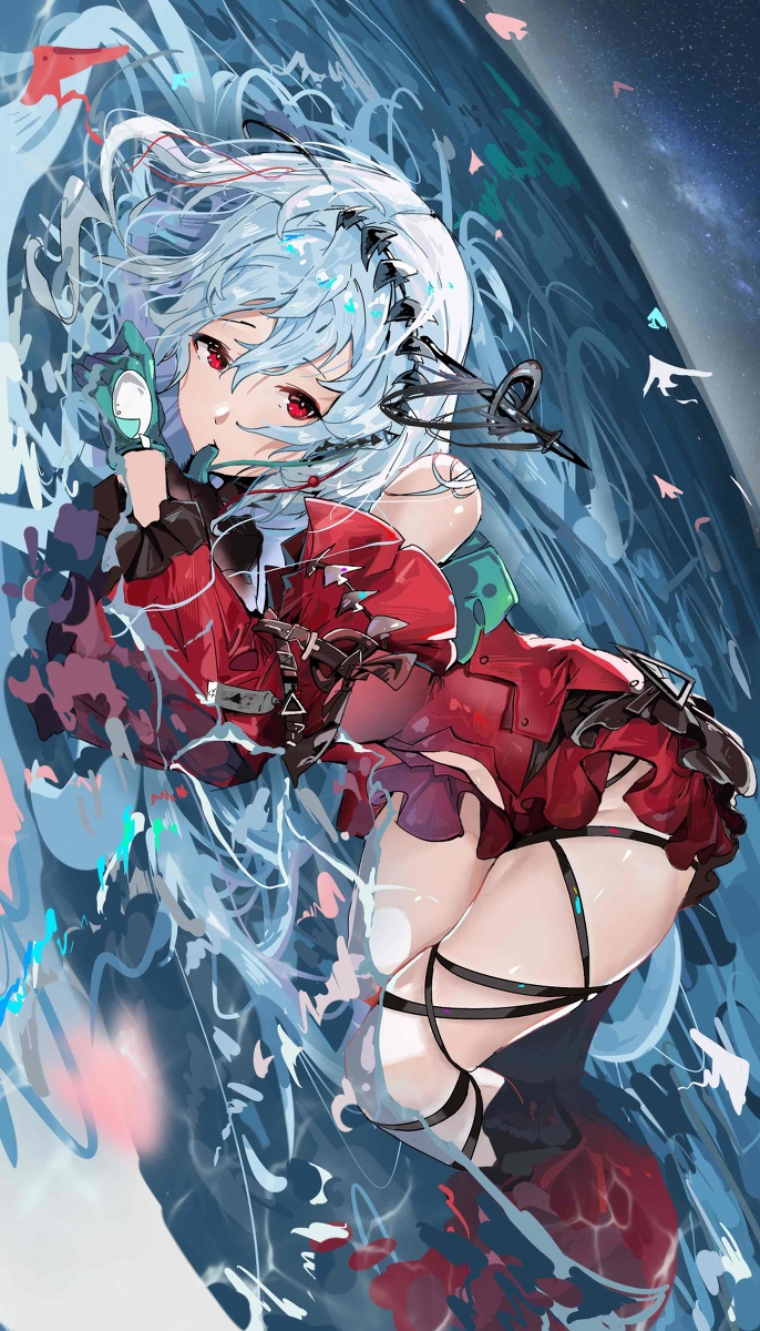 This is a pixiv picture whose title is 我的巨剑可以轻松搅动潮汐～.