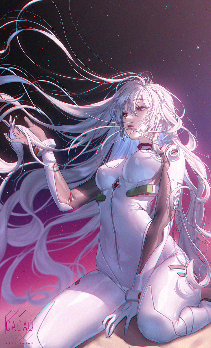 This is a pixiv picture whose title is 綾波レイ.
