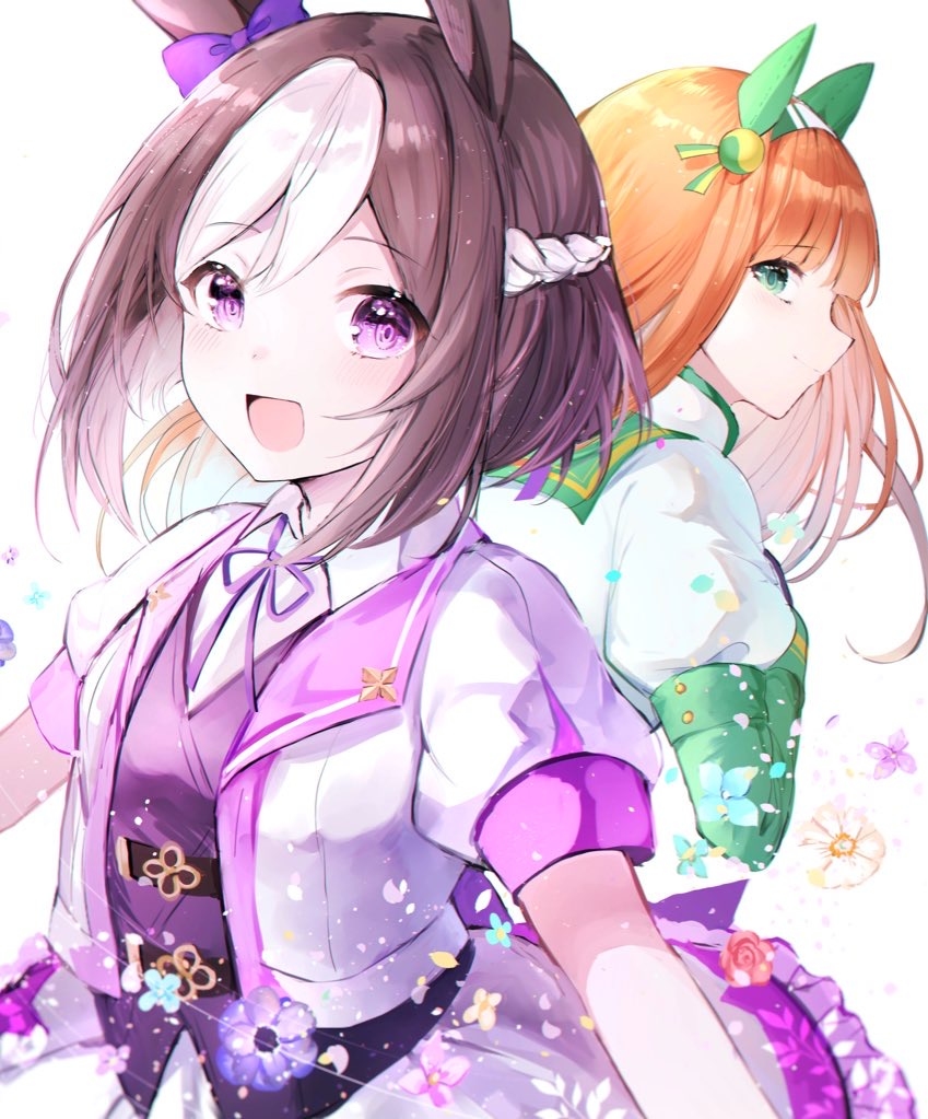 This is a pixiv picture whose title is 🐎.