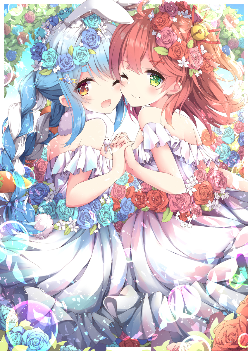This is a pixiv picture whose title is OVER THE MOON.