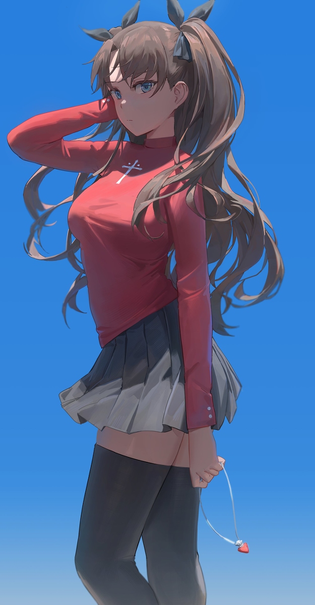 This is a pixiv picture whose title is 遠坂 凛 (Rin Tohsaka).