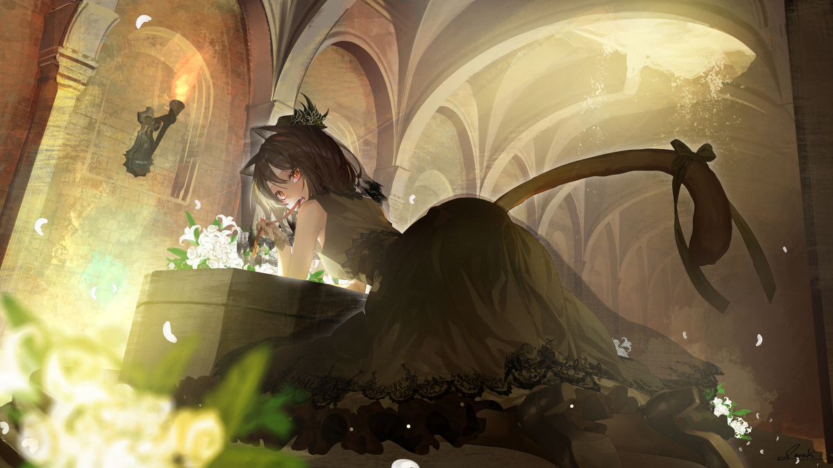 This is a pixiv picture whose title is 主.
