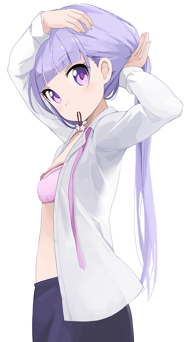 This is a pixiv picture whose title is 涼風青葉.