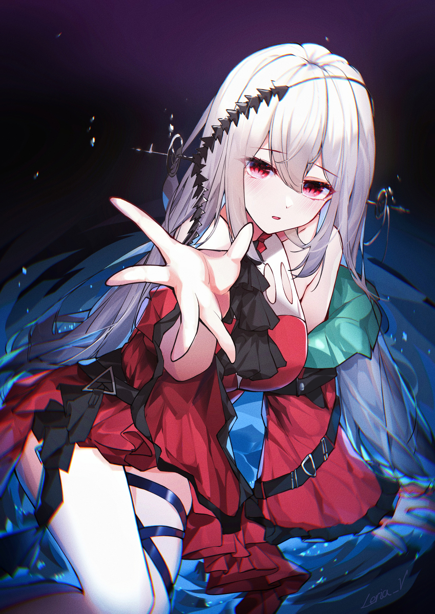 This is a pixiv picture whose title is corrupting heart.