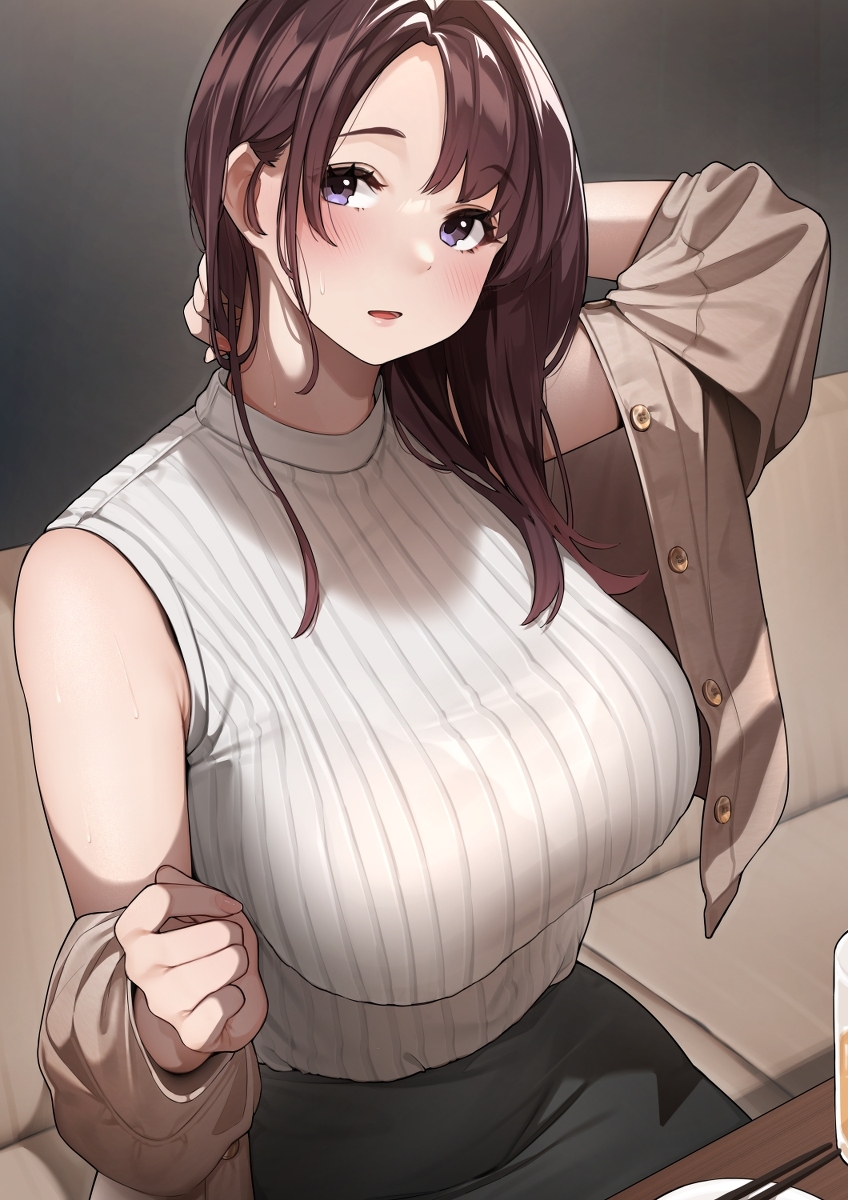 This is a pixiv picture whose title is 暑くなってきちゃった….