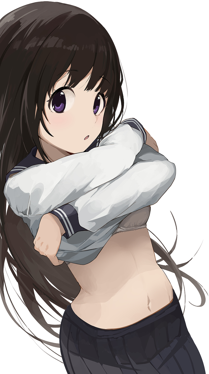 This is a pixiv picture whose title is 千反田える.