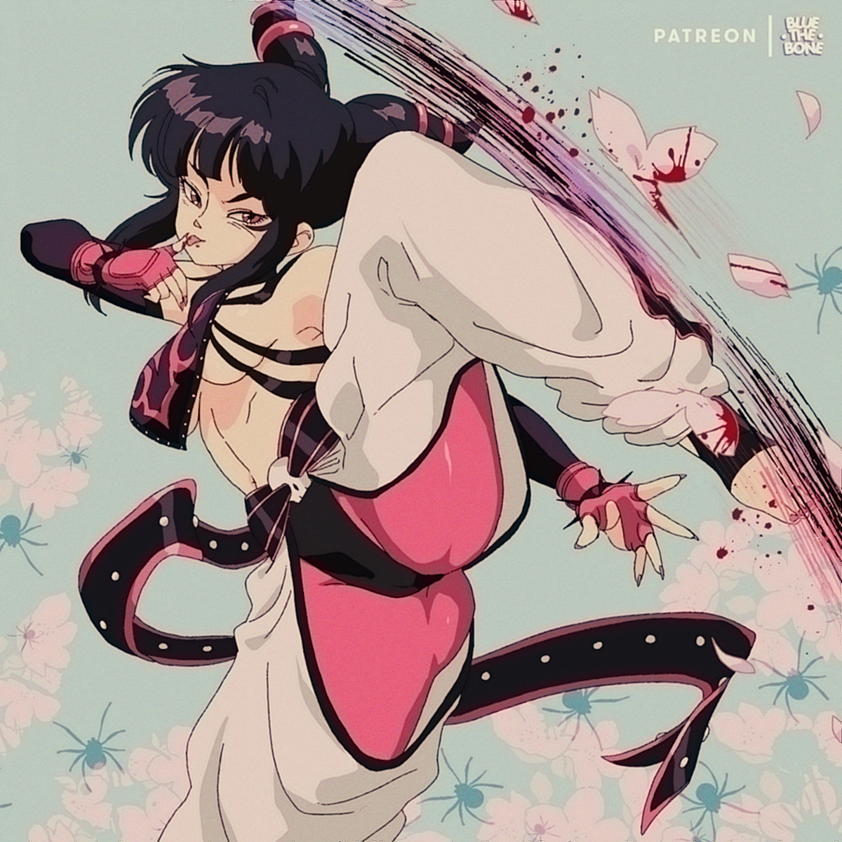 This is a pixiv picture whose title is Juri Han [STREET FIGHTER].