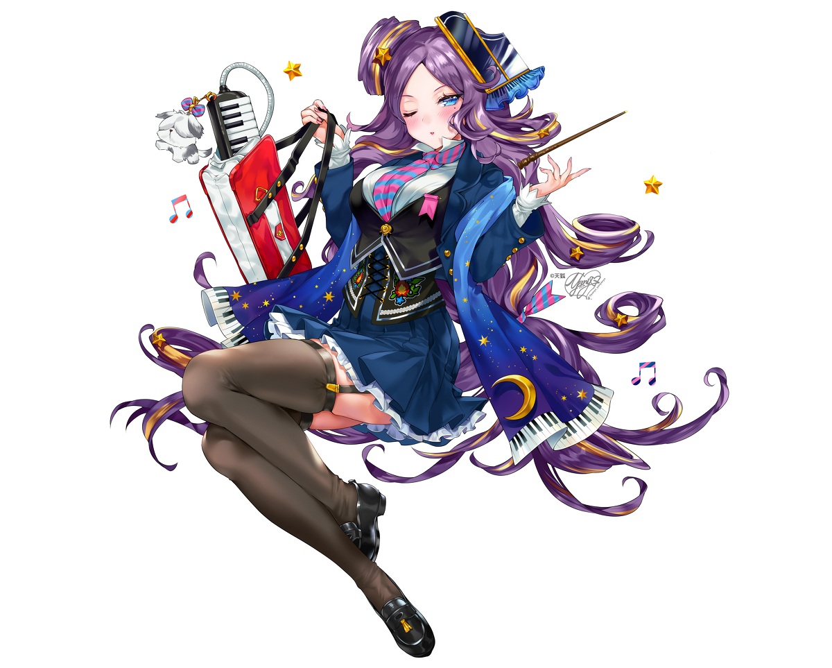 This is a pixiv picture whose title is 英雄＊戦姫ＷＷショパン 制服ver.