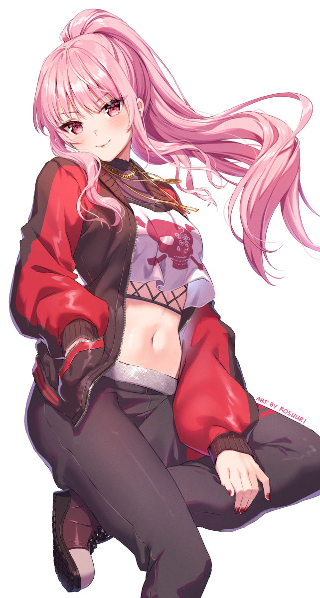 This is a pixiv picture whose title is Ponytail.