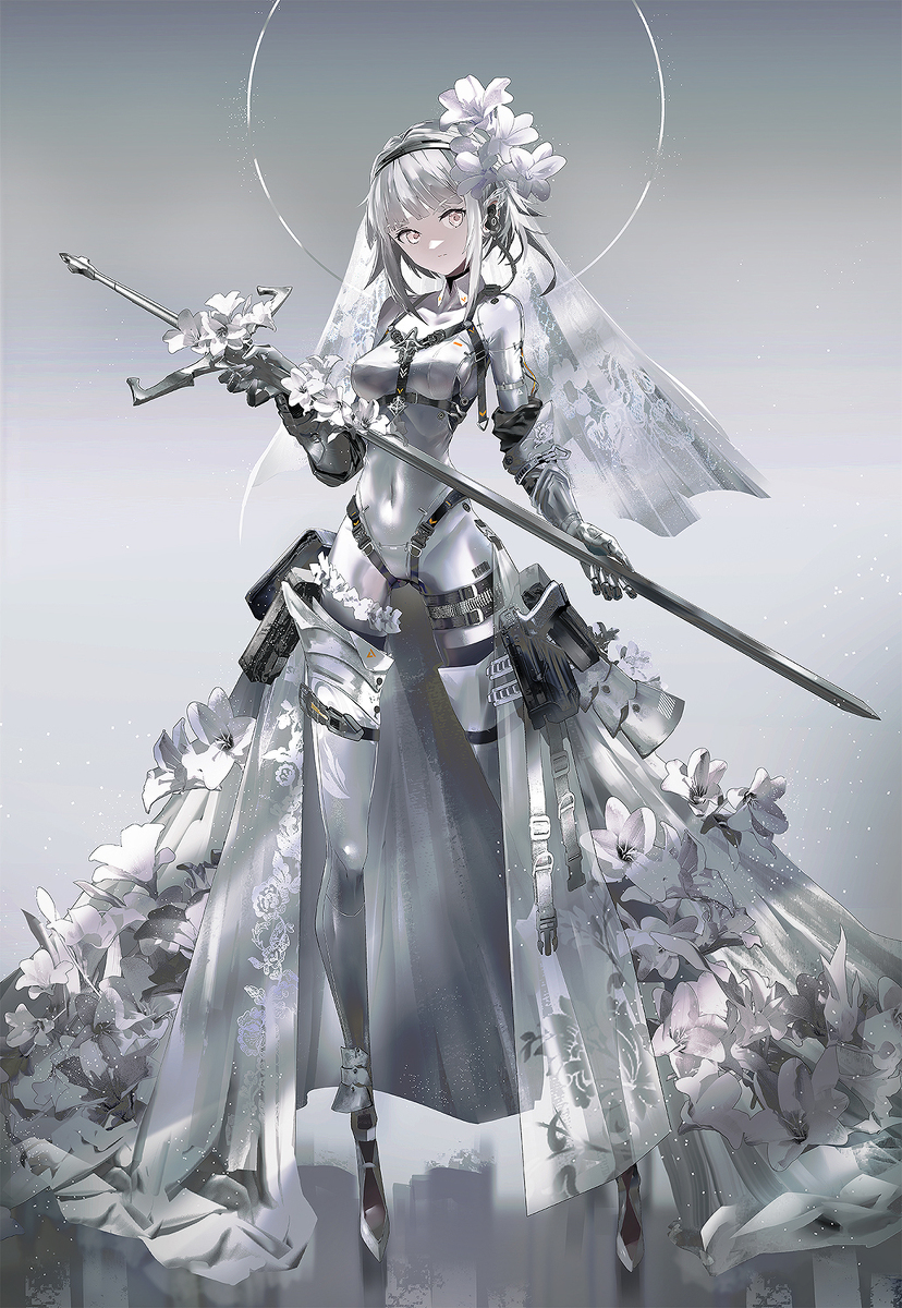 This is a pixiv picture whose title is Platinum.