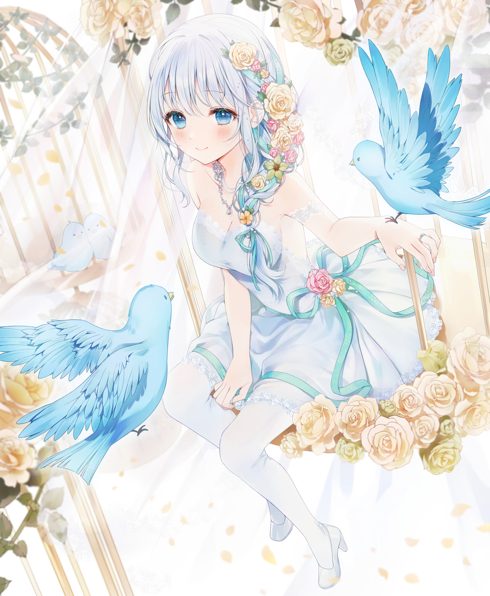 This is a pixiv picture whose title is 「仕事絵」 Othello syndrome.