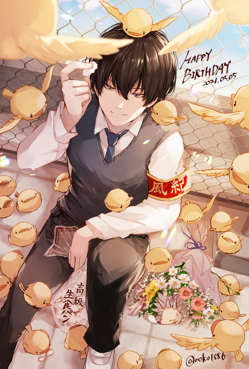 This is a pixiv picture whose title is 雲雀恭弥誕生祭2021.