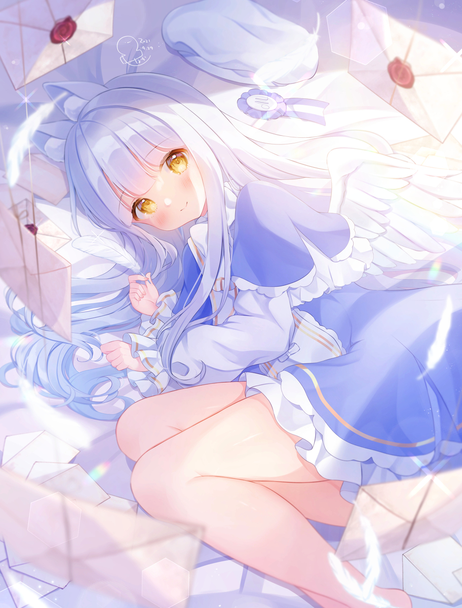 This is a pixiv picture whose title is 「―届きますように」.