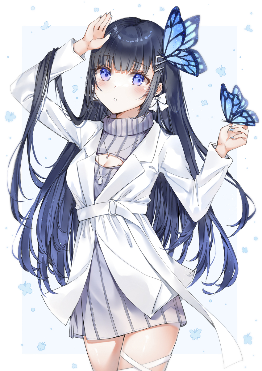This is a pixiv picture whose title is 蒼彩なび.