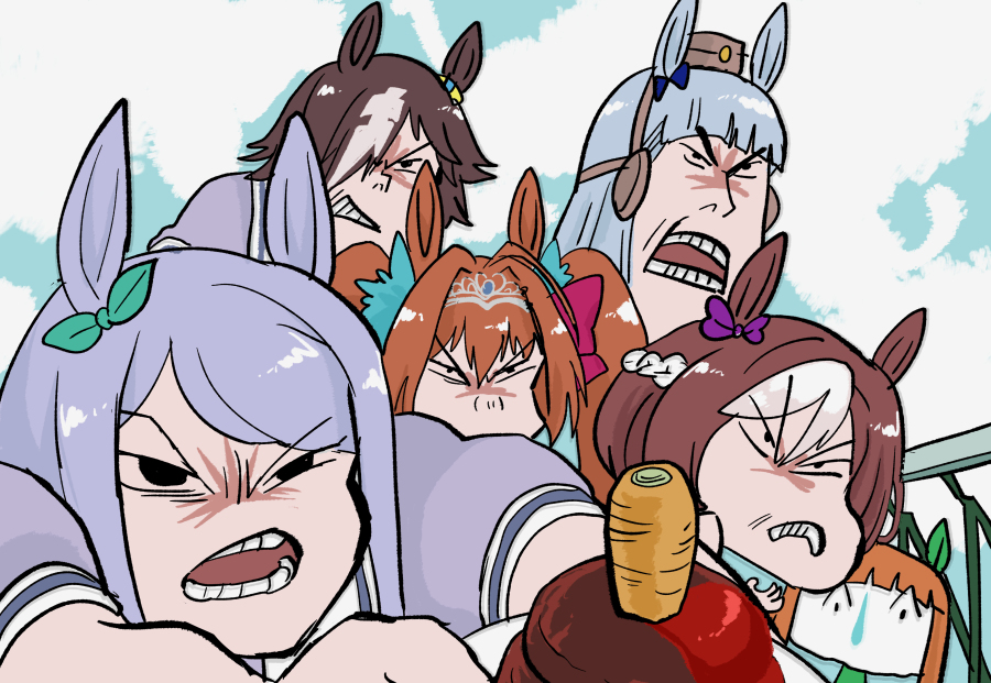This is a pixiv picture whose title is ウマ娘詰.