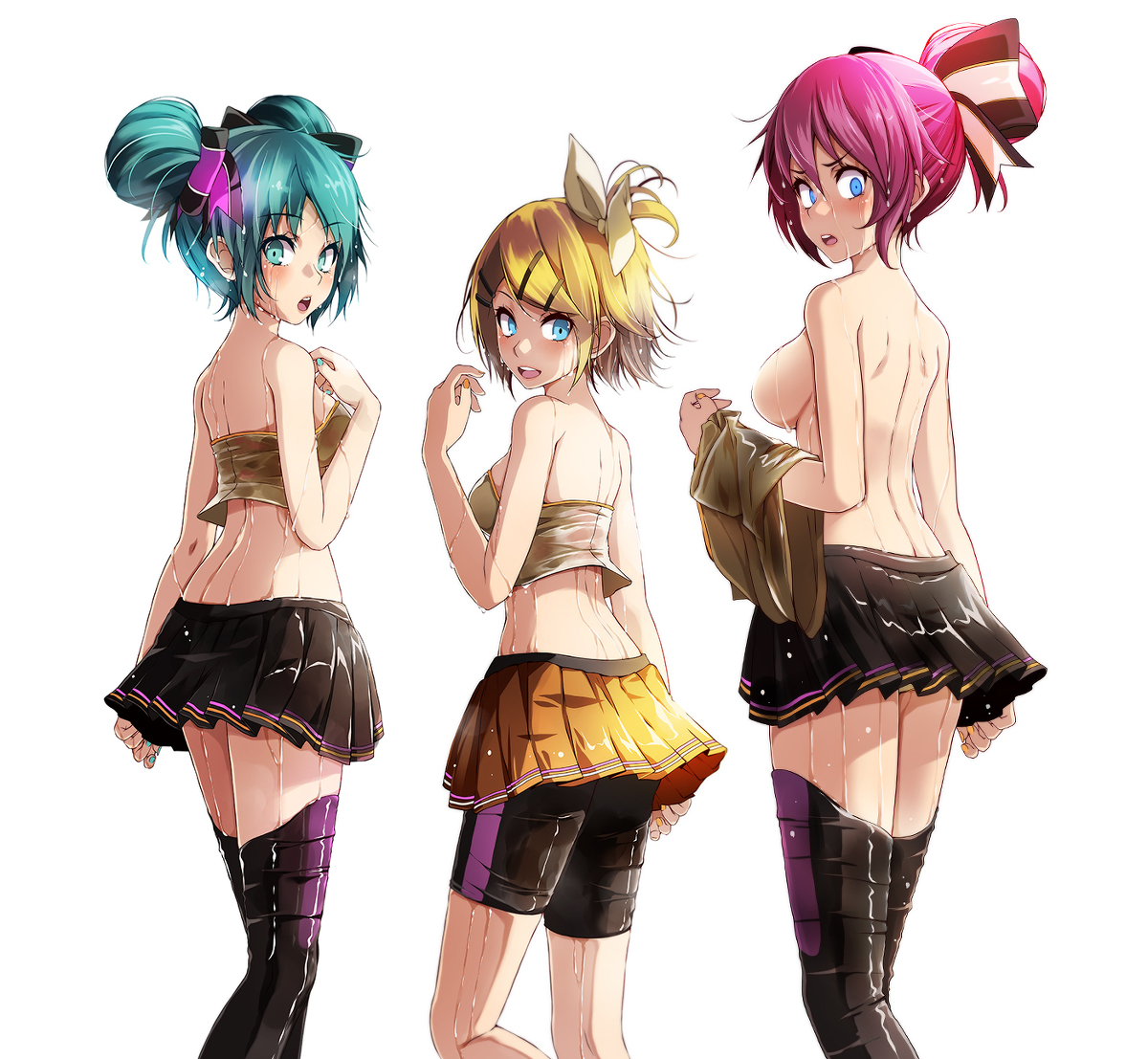 This is a pixiv picture whose title is チアフル ミク.