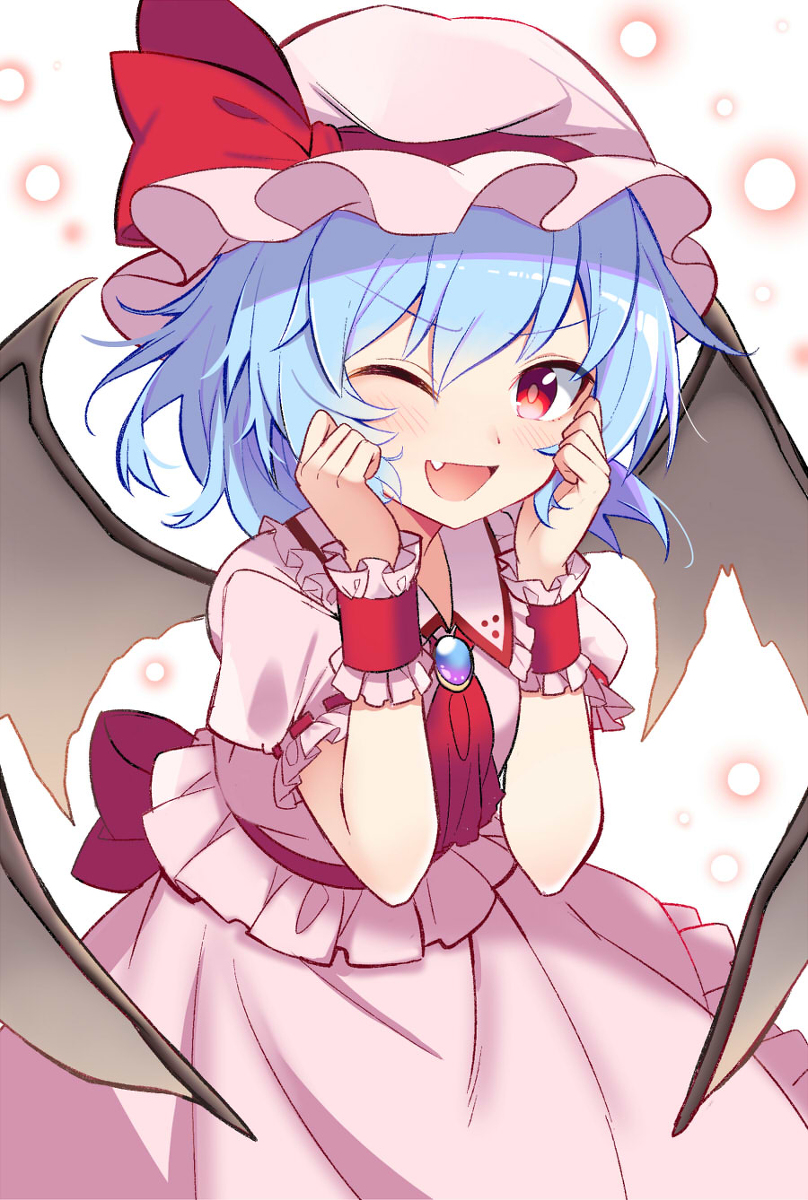 This is a pixiv picture whose title is レミリア『かわいくてごめんね!!!』.
