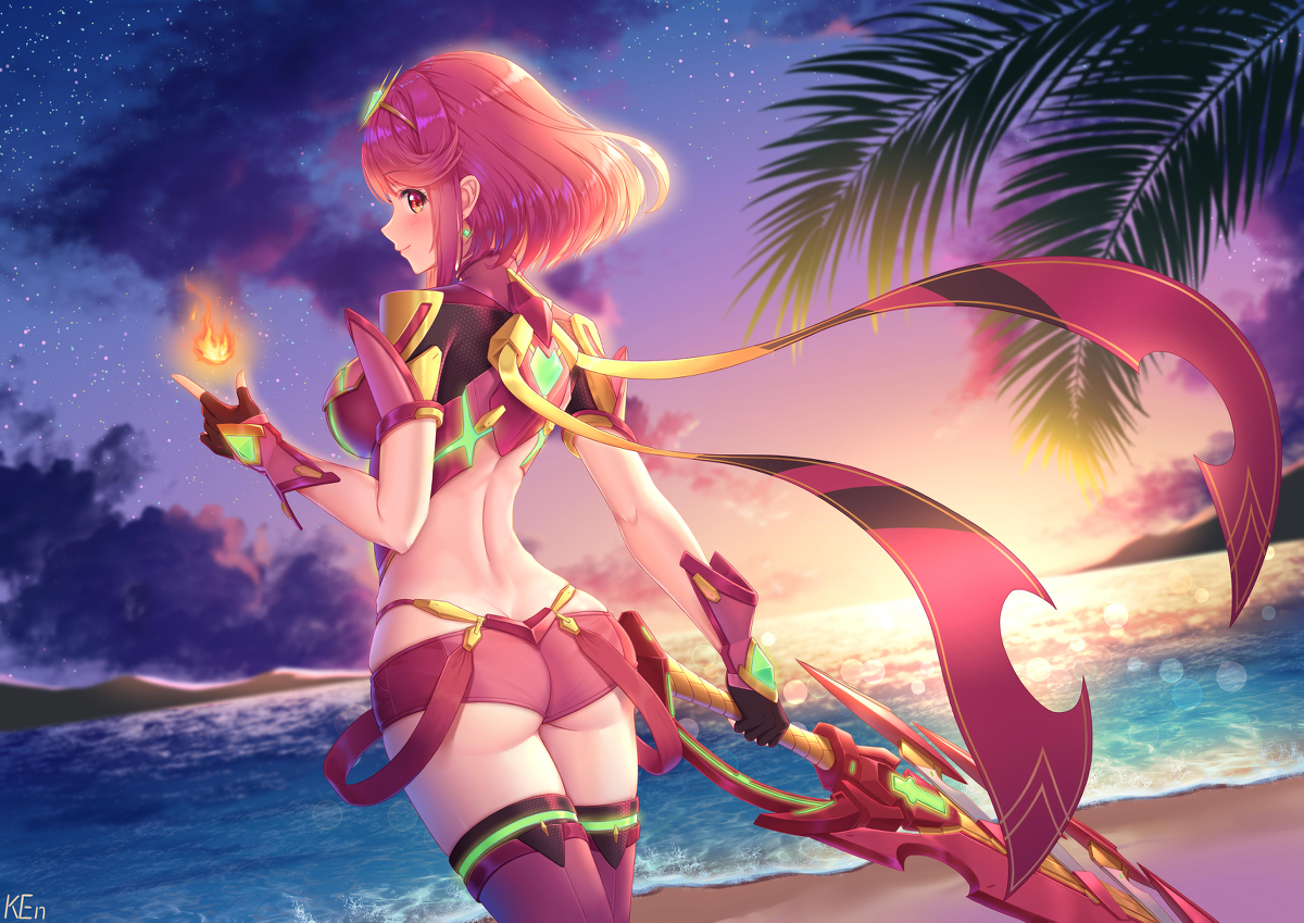 This is a pixiv picture whose title is ホムラ.