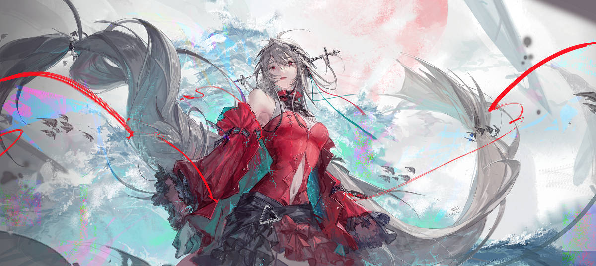 This is a pixiv picture whose title is skadi the corrupting heart.